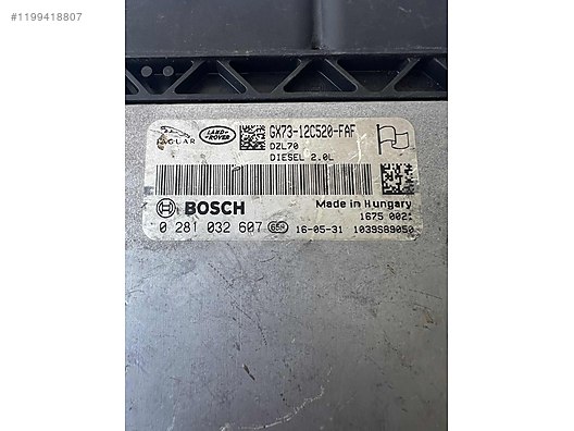 JAGUAR - LAND ROVER DİZEL MOTOR BEYNİ 0281032607 GX73-12C520-FAF
