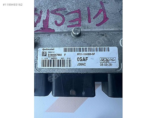FIESTA 1.25 1.2 MOTOR BEYNİ S180047002 8V21-12A650-SF J38AC 0SAF