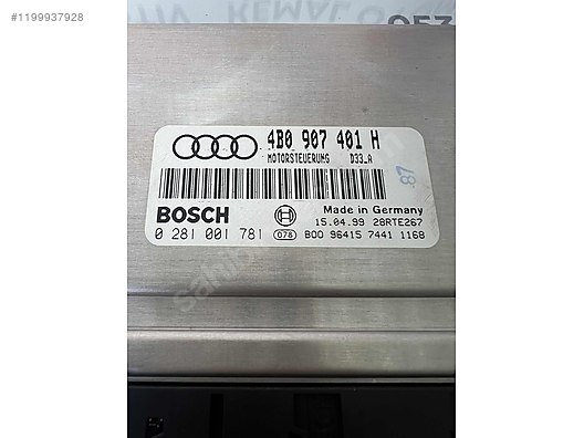 AUDI A6 2.5 TDI MOTOR BEYNİ 4B0907401H 0281001781 D33-A
