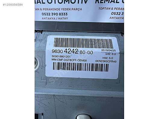 PEUGEOT 5008 3008 MULTIMEDIA TOUCHSCREEN TEYP 983042428000