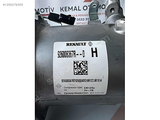 MEGANE 3 FLUENCE LODGY DOKKER DUSTER SIFIR KOMPRESÖR 926008367R