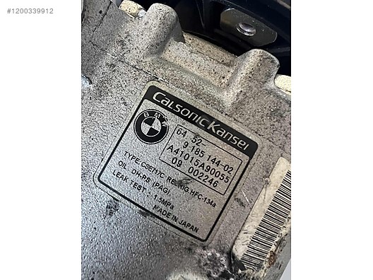 BMW X5 E70 KLİMA KOMPRESÖRÜ TİP-2 A41015A90055 9185144