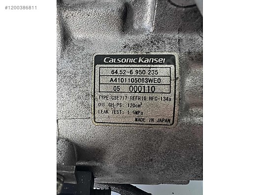 BMW KLİMA KOMPRESÖRÜ A4101105063WE0 64526950235