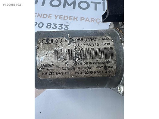 AUDI A4 A5 A6 A7 A8 SİLECEK MOTORU 8J1955119 AU484LL16107