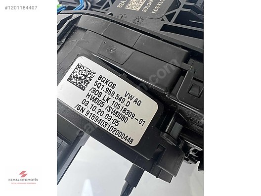 AUDI A3 Q3 HIZ SABİTLEME SİNYAL SİLECEK 82A953521GF 5Q1953549D