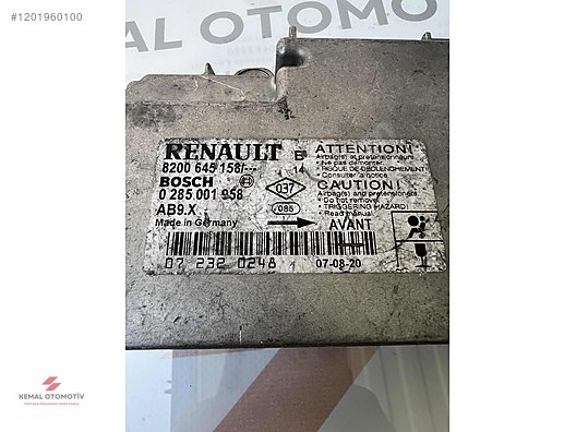 RENAULT CLIO 3 AIRBAG BEYNİ 8200645158 0285001958