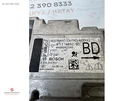 FORD TRANSIT CONNECT AIRBAG BEYNİ 0285010717 9T1T 14B321 BD