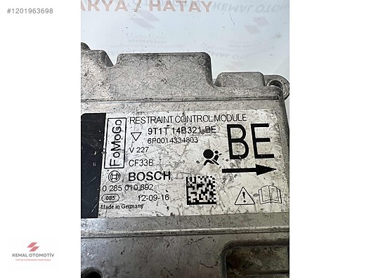 FORD CONNECT AIRBAG BEYNİ 0285010892 9T1T 14B321 BE
