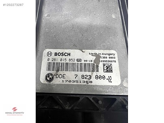 BMW X5 X6 E70 E71 3.5d MOTOR BEYNİ 0281015852 7823800 8509036