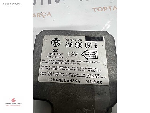 VW PASSAT GOLF POLO AIRBAG BEYNİ 6N0909601E 6N0 909 601 E