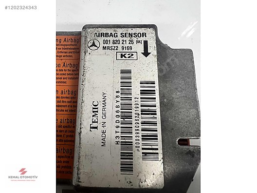 MERCEDES W202 W210 AIRBAG BEYNİ 0018202126 MRSZ2 9169 K2