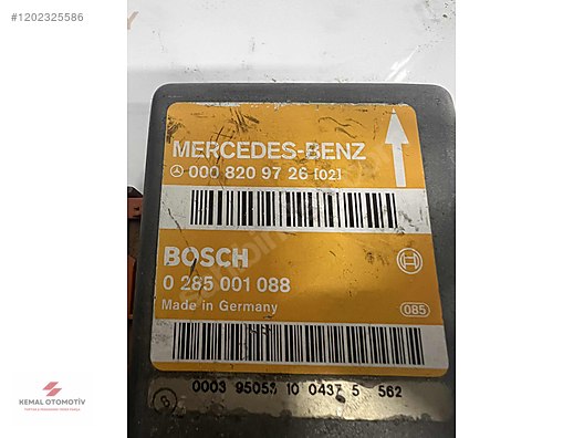 MERCEDES W129 W140 W202 W210 AIRBAG BEYNİ 0008209726 0285001088