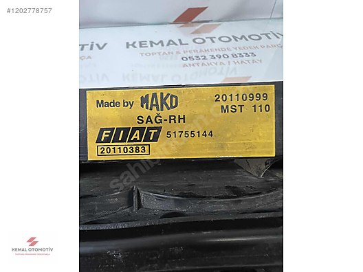 FIAT DOBLO SAĞ STOP MAKO 20110999 51755144 20110383
