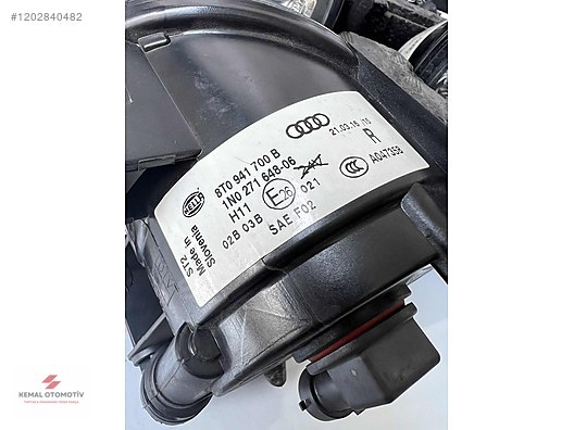 AUDI A4 A5 A6 Q5 SİS FARI SAĞ HELLA 8T0941700B 1N0271648-06