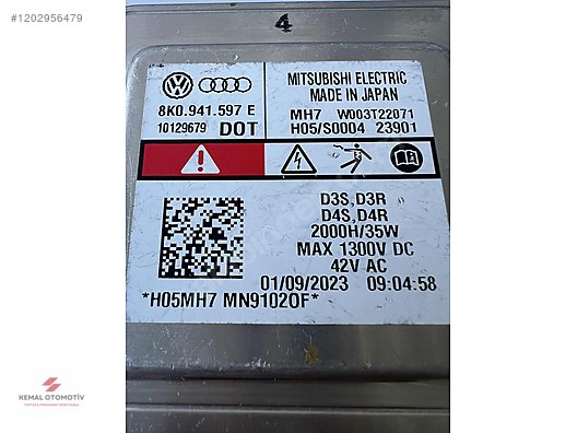VW AUDI FAR BEYNİ 8K0941597E 8K0.941.597 E