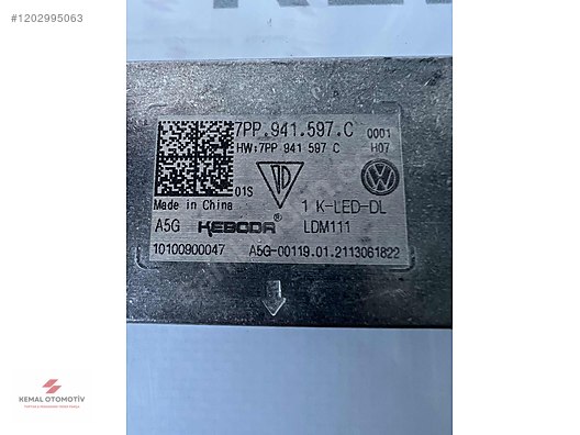 VOLKSWAGEN SKODA GÜNDÜZ LEDİ BEYNİ 7PP941597C