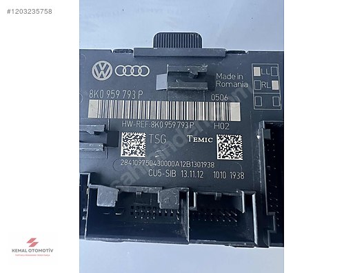 AUDI A4 B8 Q5 SOL ÖN KAPI KONTROL BEYNİ 8K0959793P 8K0 959 793 P
