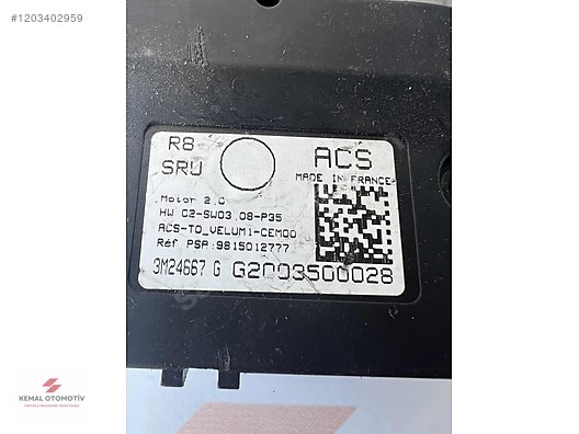 PEUGEOT 508 SUNROOF MOTORU 3M24667 3M25567