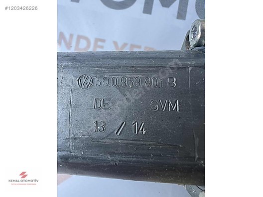 AUDI A3 GOLF 7 LEON SOL ÖN CAM MOTORU 5Q0.959.801.B 5Q0959801B