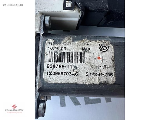 GOLF 5 6 JETTA SOL ARKA CAM MOTORU 1K0959703AG 960093-100