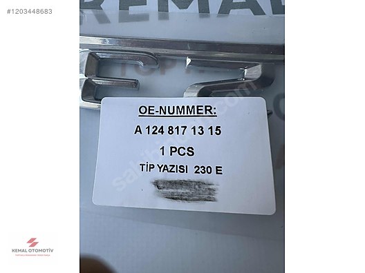 MERCEDES 230E LOGOSU A1248171315