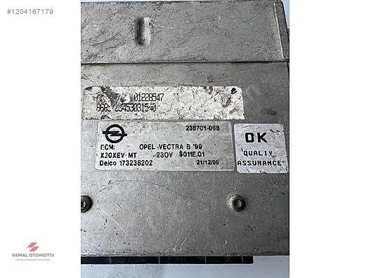 OPEL VECTRA B OMEGA MOTOR BEYNİ 173238202 01228547 238701-068