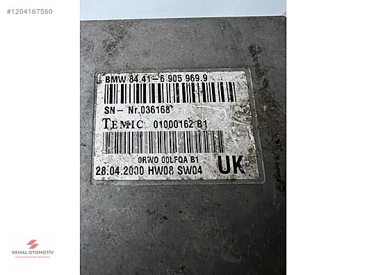 BMW X5 E53 MOTOR BEYNİ 84.41-6905969.9 69059699 01000162 B1