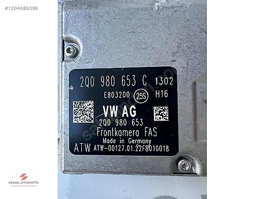 PASSAT ARTEON T-CROSS KAMIQ ŞERİT TAKİP RADAR KAMERA 2Q0980653C