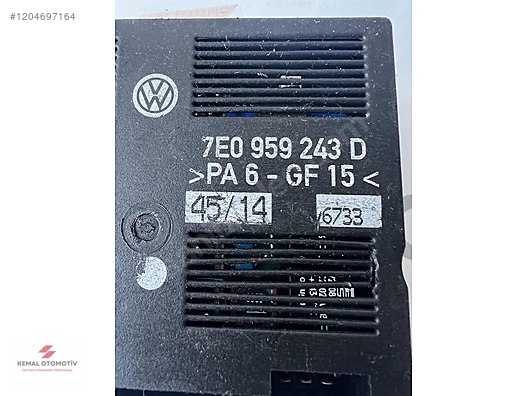 VW TRANSPORTER T5 T6 CARAVELLE SÜRGÜLÜ KAPI BEYNİ 7E0959243D