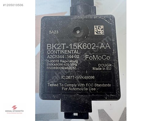 FORD TRANSIT CUSTOM KUMANDA RADYO ALICI ANTEN BK2T-15K602-AA