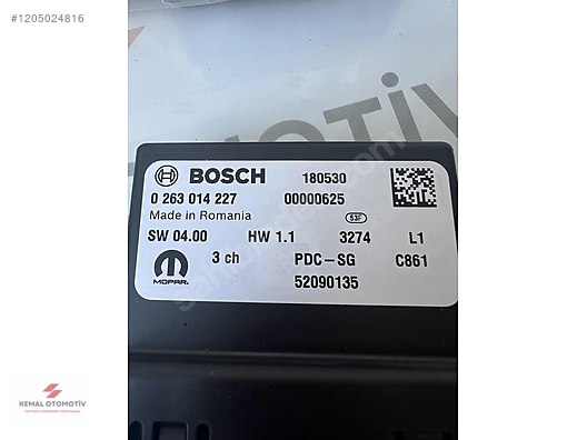 FIAT EGEA PDC PARK SENSÖR BEYNİ 0263014227 180530 52090135