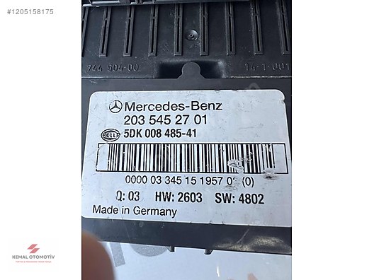 MERCEDES W203 C SERİSİ ÖN SAM BEYNİ 2035452701 5DK008485-41