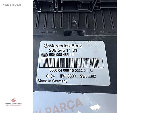 MERCEDES W203 W209 ÖN SAM BEYNİ 2095451101 5DK008485-11