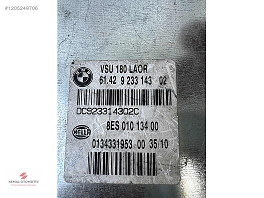 BMW F10 F11 KONTROL BEYNİ 8ES01013400 0134331953 00 35