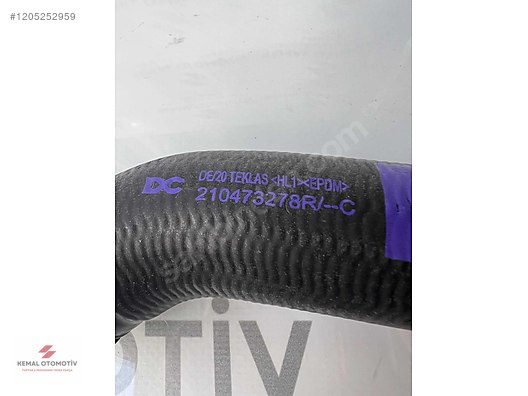 CLIO 4 CAPTUR DUSTER DEVİRDAİM SU BORUSU 210473278R/--C
