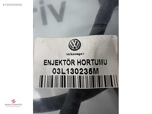 VOLKSWAGEN AMAROK ENJEKTÖR YAKIT GERİ DÖNÜŞ HORTUMU 03L130235M