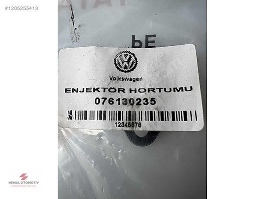 VOLKSWAGEN CRAFTER ENJEKTÖR YAKIT GERİ DÖNÜŞ HORTUMU 076130235