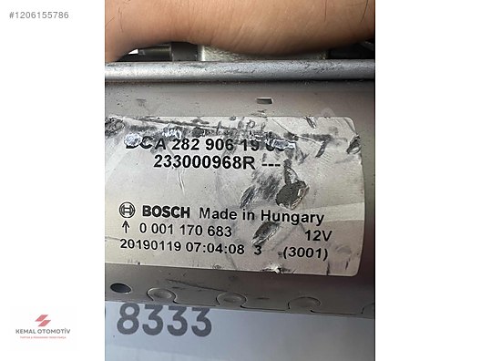 MERCEDES CLA A B SERİSİ MARŞ DİNAMOSU 233000968R A2829061900