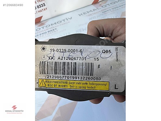 MERCEDES W212 KAPUT AIRBAG AKTİVATÖR SOL A2129067701