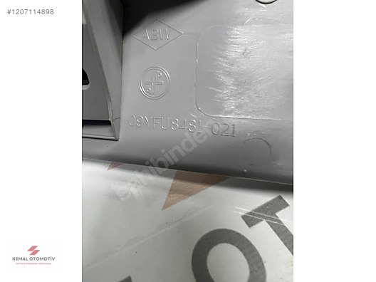 RENAULT FLUENCE BAGAJ KAPAK ÇITASI GÜMÜŞ GRİ 848100021R