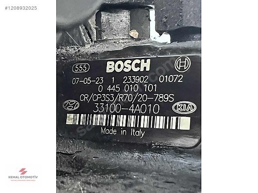 SORENTO STAREX YAKIT KÜTÜĞÜ ENJEKTÖR SETİ MAZOT POMPASI KOMPLE