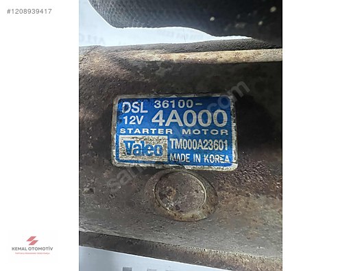 KIA SORENTO HYUNDAI STAREX H1 MARŞ DİNAMOSU 36100-4A000