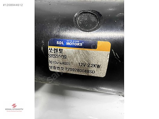 HYUNDAI STAREX H1 KIA SORENTO MARŞ DİNAMOSU 36100-4A000