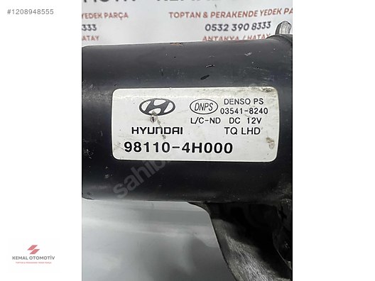 HYUNDAI STAREX H1 SİLECEK MOTORU VE MEKANİZMASI 98110-4H000