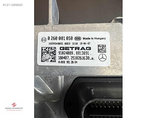 MERCEDES W177 W247 ŞANZIMAN BEYNİ 0260001050 A0009012604