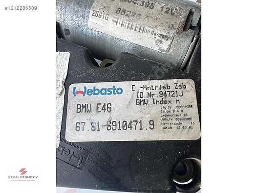 BMW E46 SUNROOF MOTORU 67.61-6910471.9