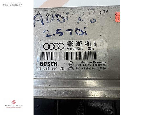 AUDI A6 2.5TDI MOTOR BEYNİ 4B0907401H 0281001781 D33_A