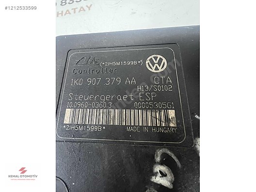 VW GOLF 4 TOURAN CADDY ABS BEYNİ 1K0907379AA