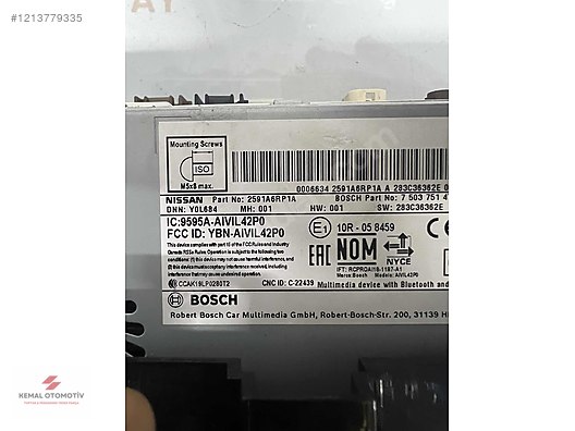 NISSAN QASHQAI ALTIMA MULTİMEDYA AIVIL42P0 9595A-AIVIL42P0