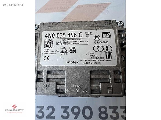 AUDI A SERİLERİ TELEFON BLUETOOTH BEYNİ 4N0035456G